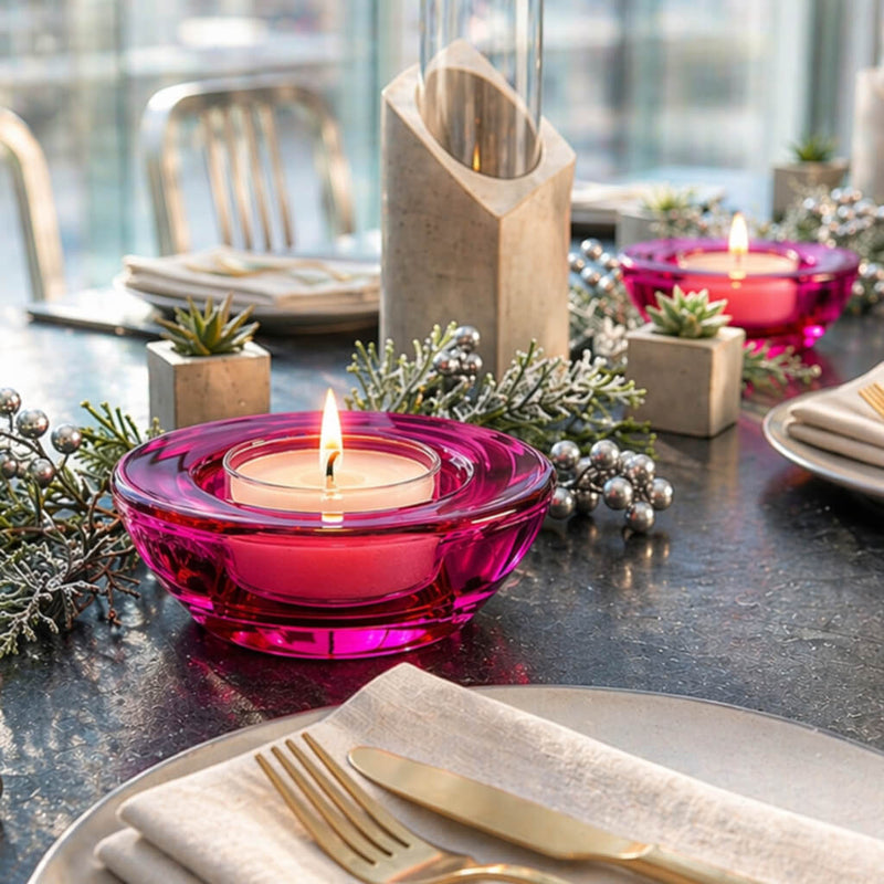 Eastland Chunky Tealight Candle Holder Pink Set of 96 - thumbnail number 5