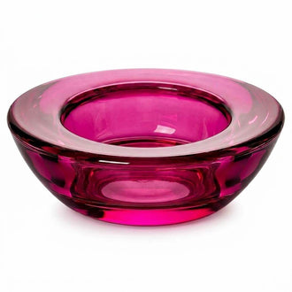 Eastland Chunky Tealight Candle Holder Pink Set of 12
