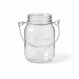 Eastland Small Mason Jar with Handle Set of 6