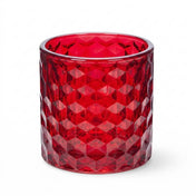 Richland Red Chunky Honeycomb Glass Votive & Tealight Holder Set of 12 - thumbnail number 1