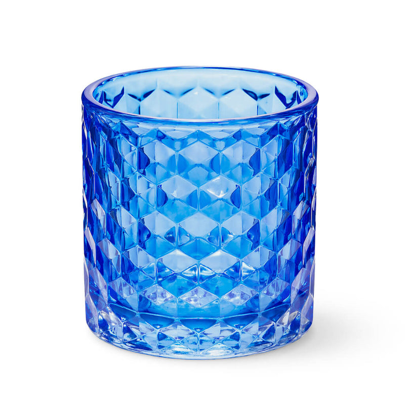 Richland Blue Chunky Honeycomb Glass Votive & Tealight Holder Set of 12 - thumbnail number 1