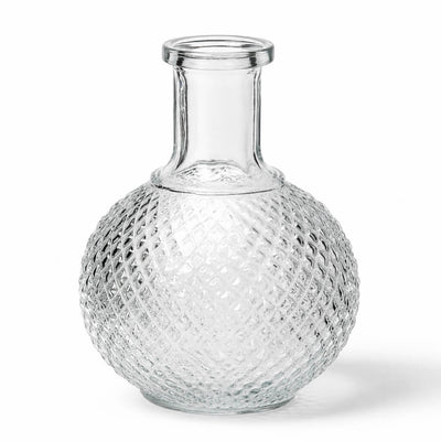 Richland Textured Glass Perfume Vase 6" Set of 6