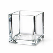 Richland Square Glass Cube Vase 4" - thumbnail number 1