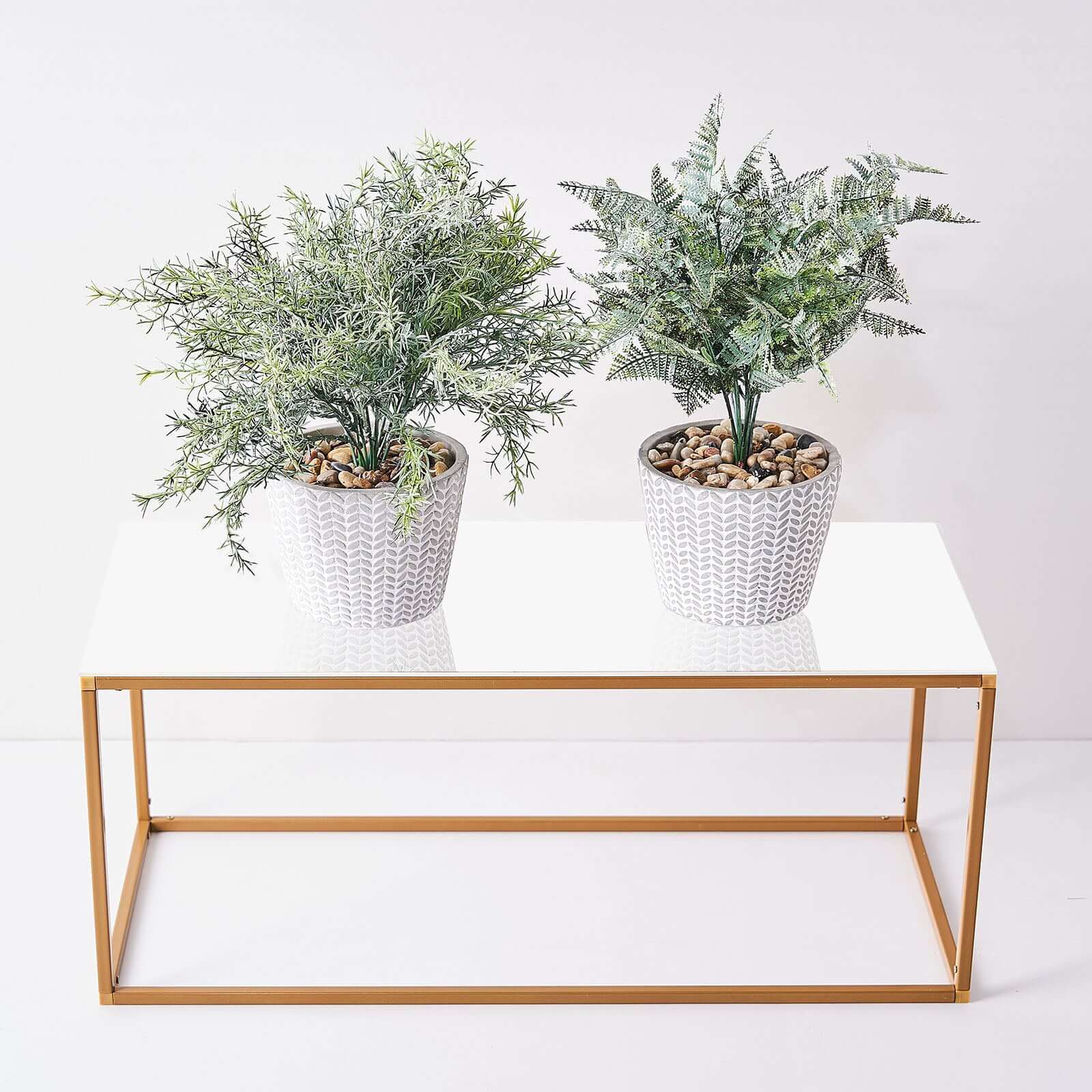 White Acrylic 24"x10" Plexiglass Sheets – 2-Pack Rectangular Side Plates with Protective Film