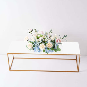 White Acrylic 40"x12" Plexiglass Sheets – 2-Pack Rectangular Side Plates with Protective Film