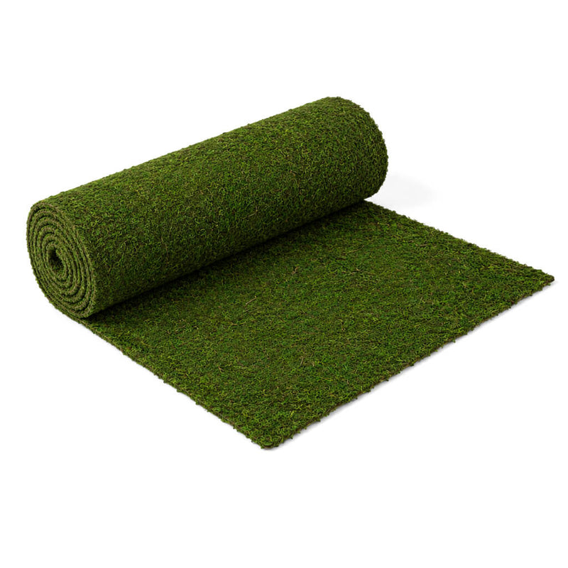 Preserved natural moss roll sheeting on a white background - thumbnail number 2