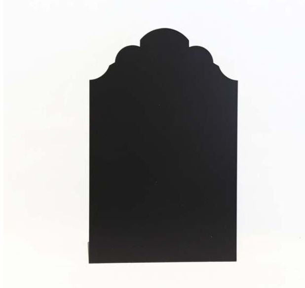 Elegant Standing Metal Chalkboard 9" x 14" Black - thumbnail number 1