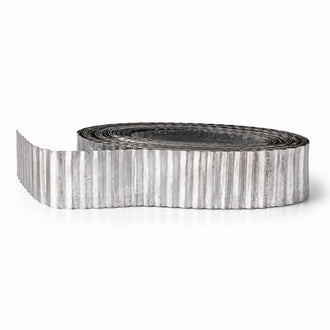 Corrugated Tin Metal Ribbon 1in x 15ft