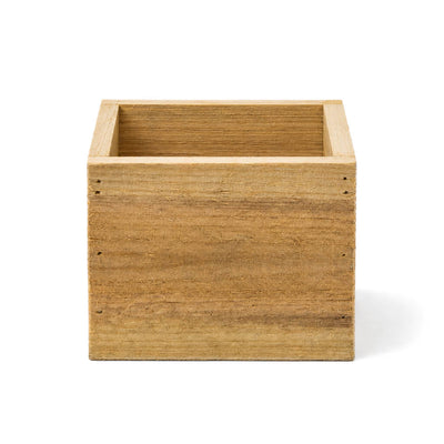 Handmade Wooden Berry Box 4in Square Untreated