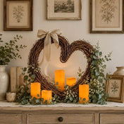 Handmade Large 26" Grapevine Heart Wreath - thumbnail number 8