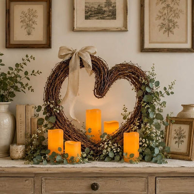Handmade Large 26" Grapevine Heart Wreath - thumbnail number 8