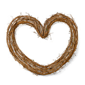 Handmade Large 26" Grapevine Heart Wreath - thumbnail number 1