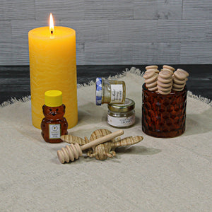 Richland Rustic Pillar Candle 3"x 6" Yellow