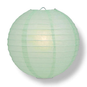 12" Mint Green Paper Lantern