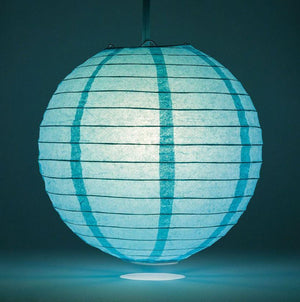 12" Oasis Blue Paper Lantern
