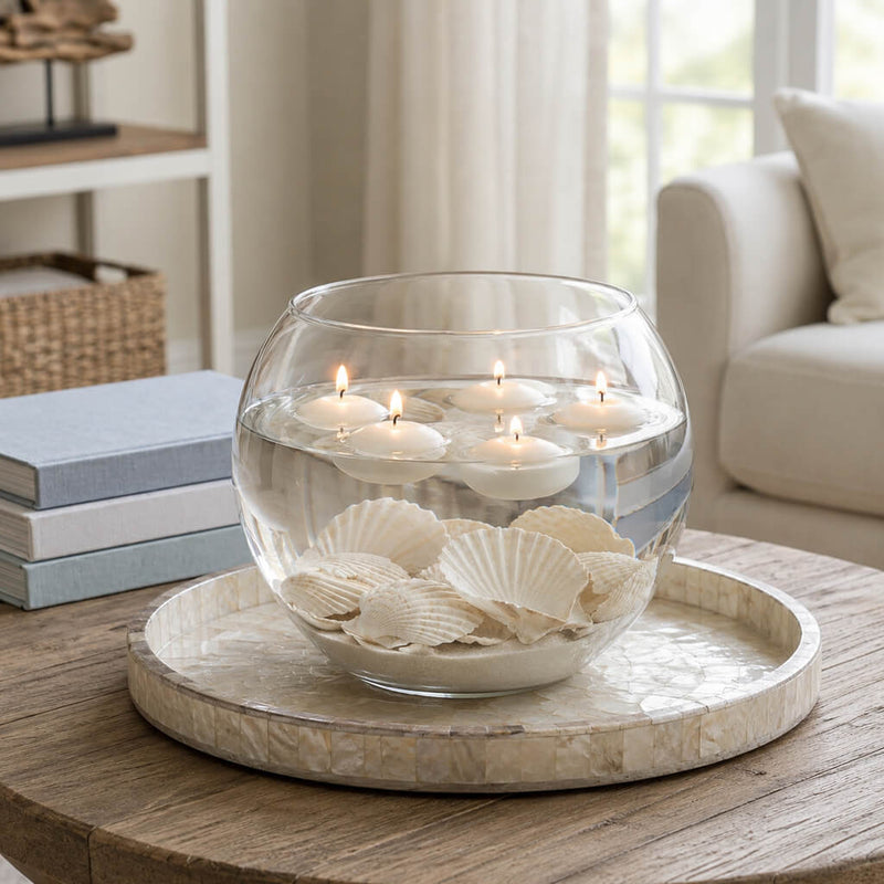 Natural Scallop Shells Pearl White Pack of 50 - thumbnail number 8