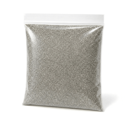 German Glass Glitter Silver 1 lb bag - thumbnail number 2