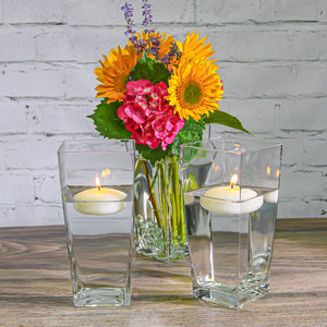Set of 3, Bouquet Flower Candles 