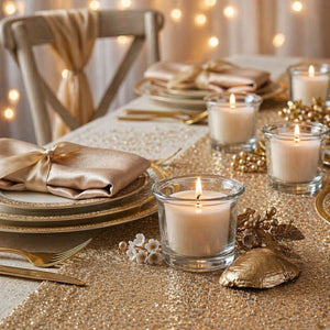 Eastland Oyster Cocktail Votive Candle Holder Set of 12