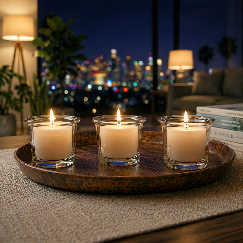 Eastland Oyster Cocktail Votive Candle Holder Set of 12