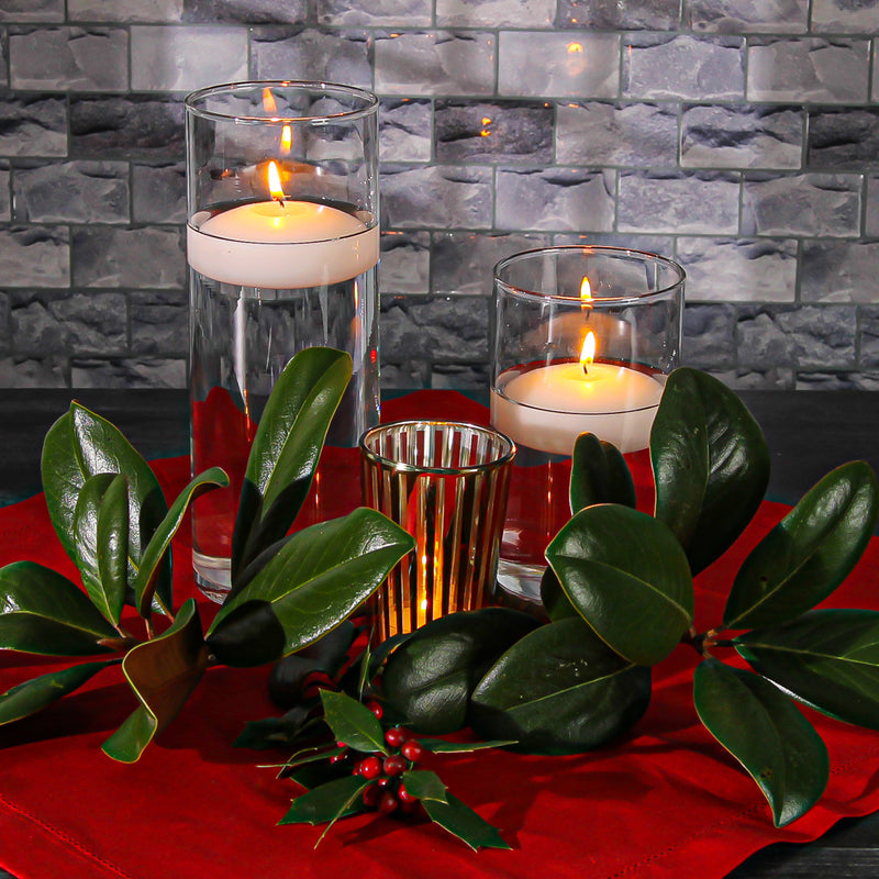 Eastland Cylinder Floating Candle Holder 3.25"x10.5" - thumbnail number 2