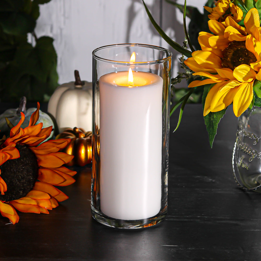 Richland Pillar Candles 3"x6" White Set of 12