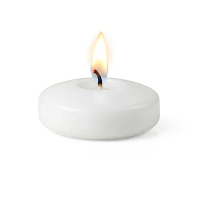 Richland Floating Candles 3" White Set of 24 - thumbnail number 2