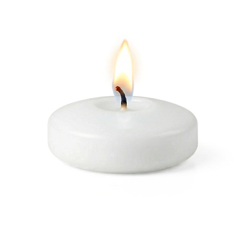 Richland Floating Candles 3" White Set of 24 - thumbnail number 2