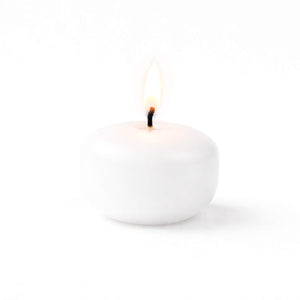 Richland Floating Candles 1.5" White Set of 40