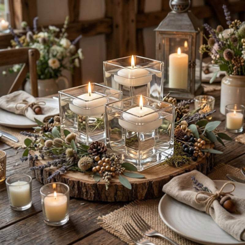 Richland Floating Candles 2" Light Ivory Set of 24 - Archived - thumbnail number 3