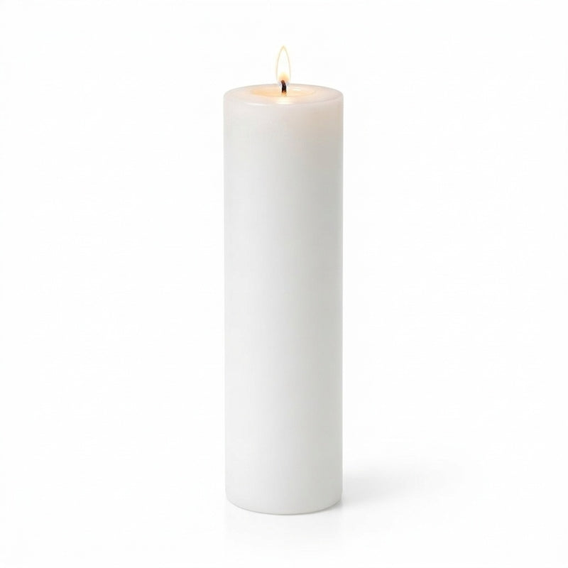 Richland Pillar Candle 2"x9" White - thumbnail number 2