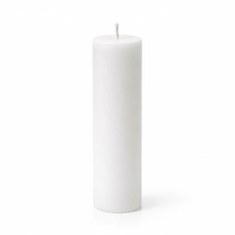 Richland Pillar Candle 2"x9" White