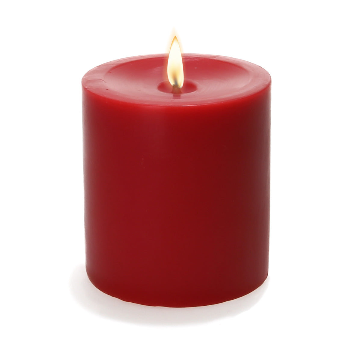 Richland Pillar Candle 3"x3" Red