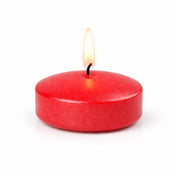 Richland Floating Candles 3" Red Set of 24 - thumbnail number 2