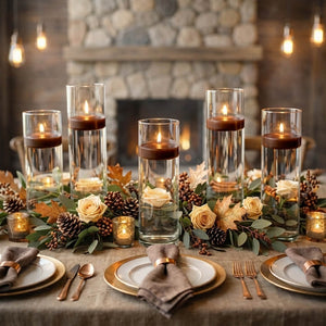 Richland Floating Candles 3" Brown Set of 12