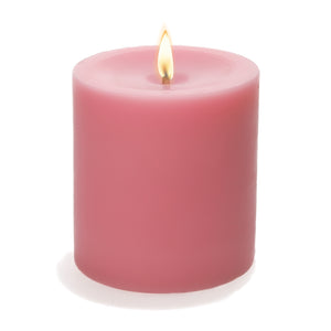 Richland Pillar Candle 3"x3" Pink
