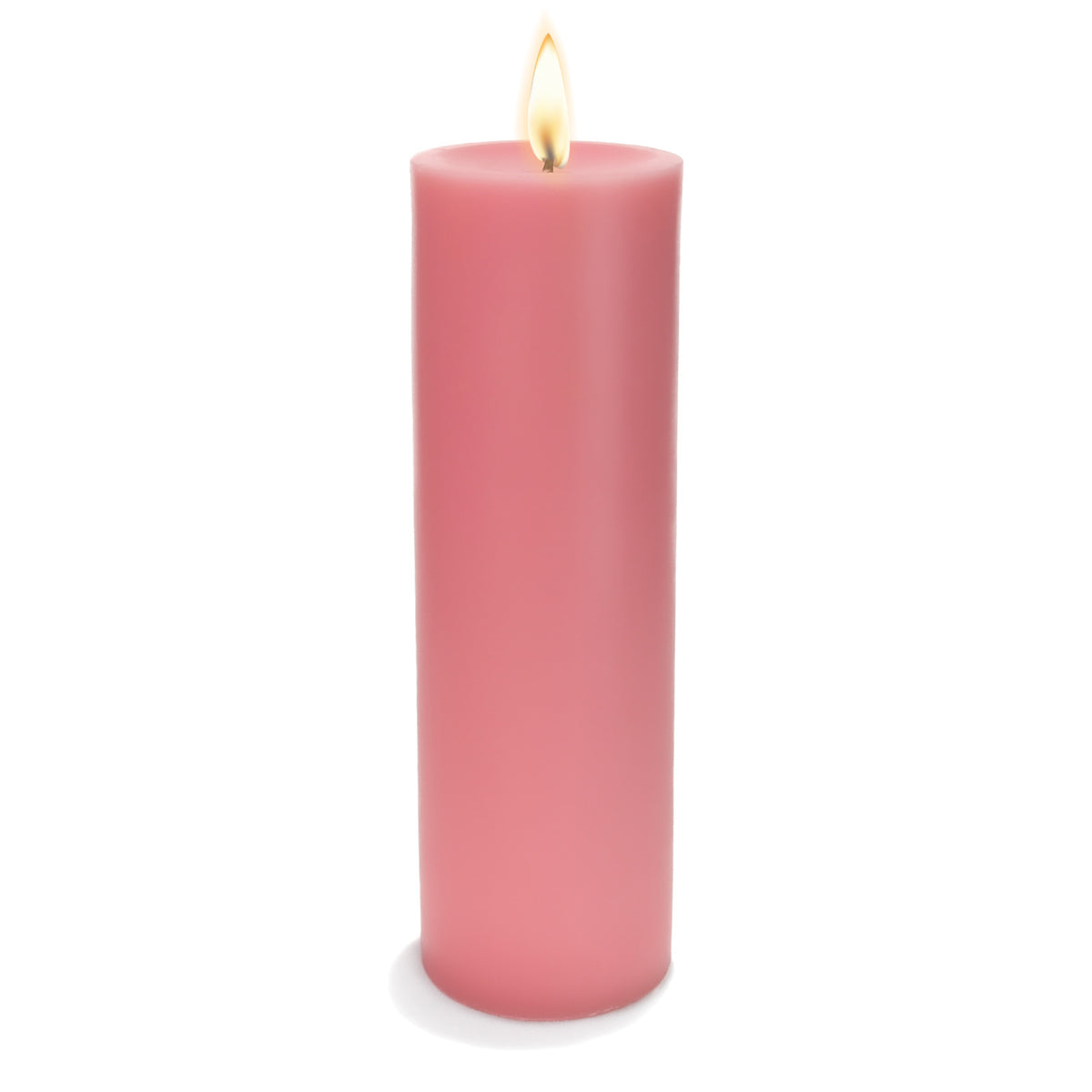 Richland Pillar Candle 3"x9" Pink