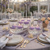 Richland Floating Candles 3" Lavender Set of 96 - thumbnail number 3