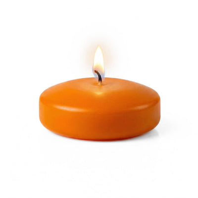Richland Floating Candles 3" Orange Set of 24 - thumbnail number 2