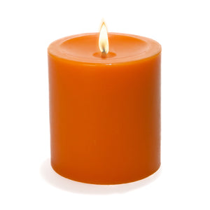 Richland Pillar Candle 3"x3" Orange