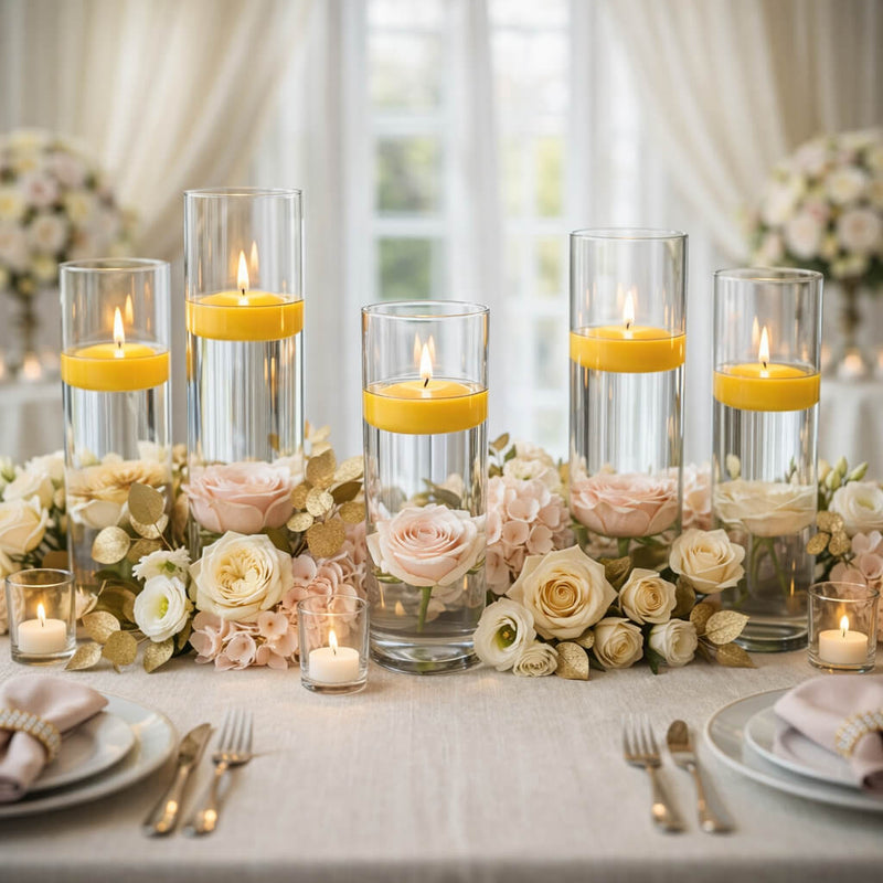 Richland Floating Candles 3" Yellow Set of 72 - thumbnail number 3