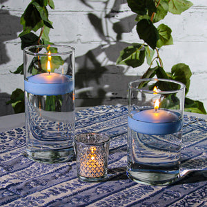 Richland Floating Candles 3" Light Blue Set of 72