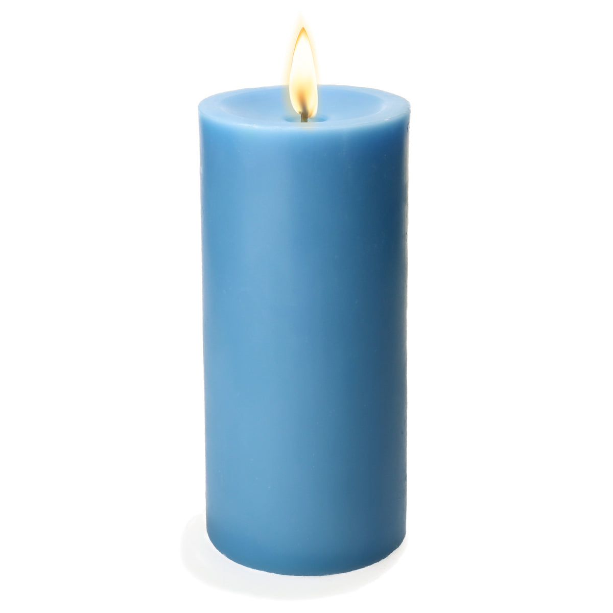 Richland Pillar Candle 3"x6" Light Blue
