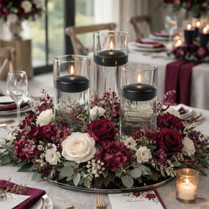 Richland Floating Candles 3" Black Set of 72