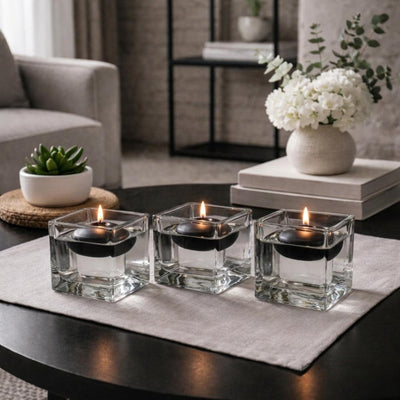 Richland Floating Candles 3" Black Set of 12 - thumbnail number 7