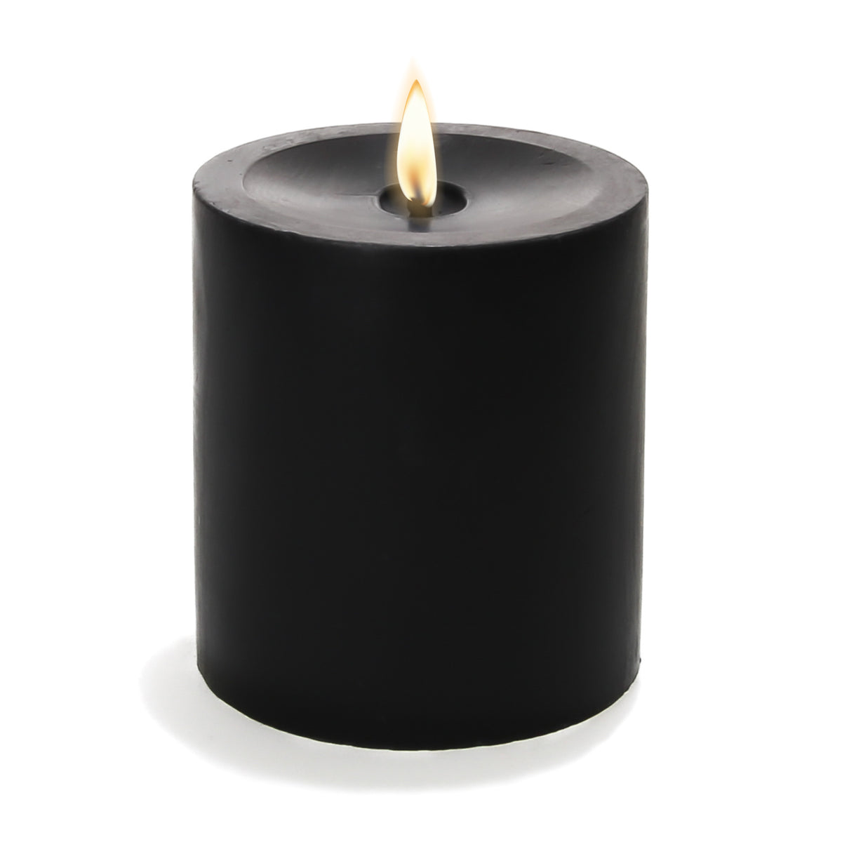 Richland Pillar Candle 3"x3" Black