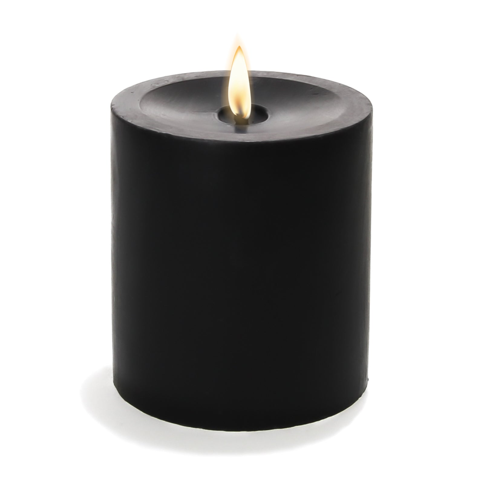 Richland Pillar Candle 3"x3" Black