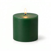 Richland Pillar Candle 3"x3" Dark Green - thumbnail number 2