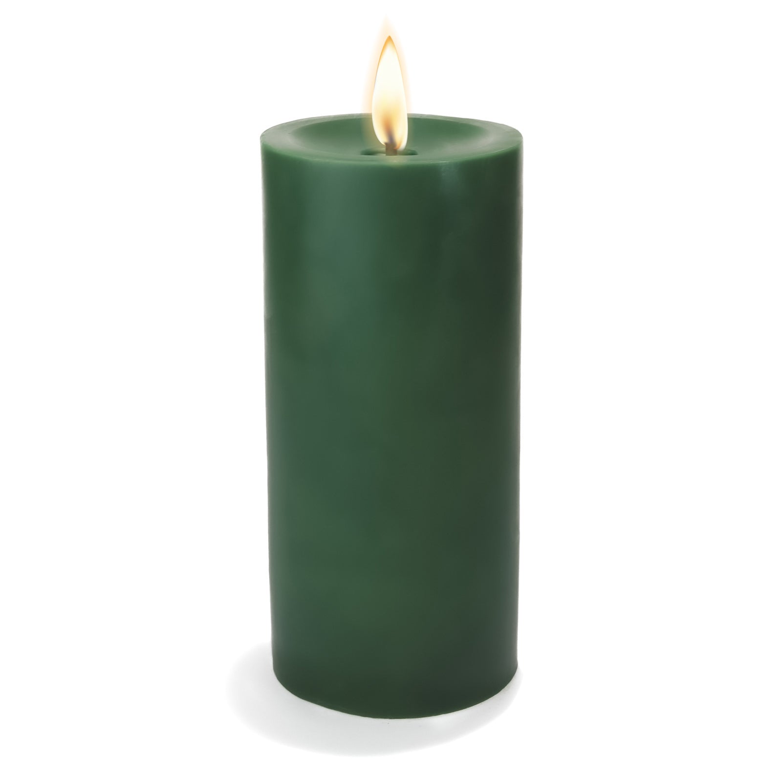 Richland Pillar Candle 3"x6" Dark Green
