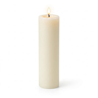 Richland Pillar Candle 2"x9" Light Ivory - thumbnail number 2